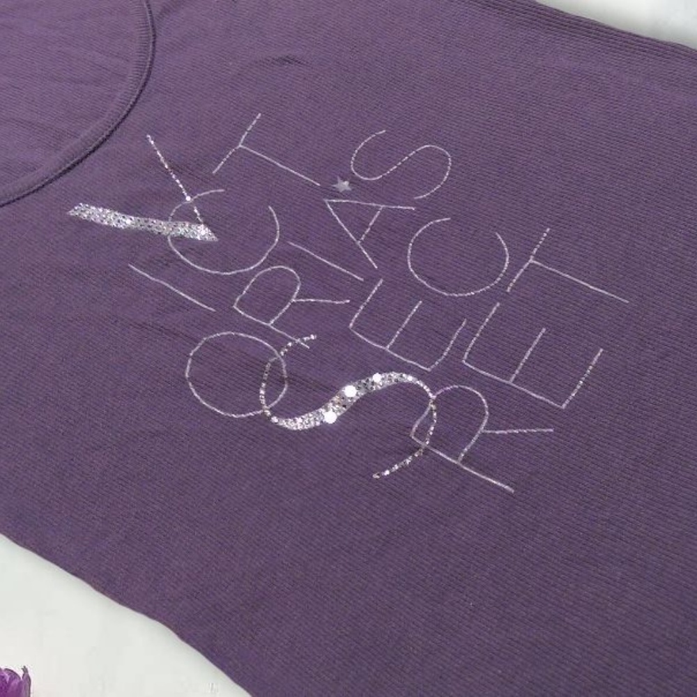 Victoria's Secret • Embellish Lavender Tank Top - Picture 2 of 3